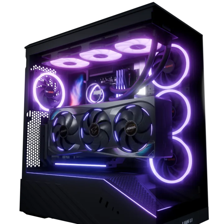 3D 场景里的 RGB 灯效预览